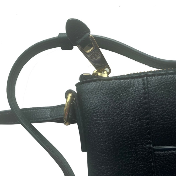 LRL Leather crossbody shoulder bag | Black - Picture 12 of 16
